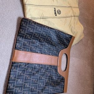 Vintage Fendi Tote Handbag